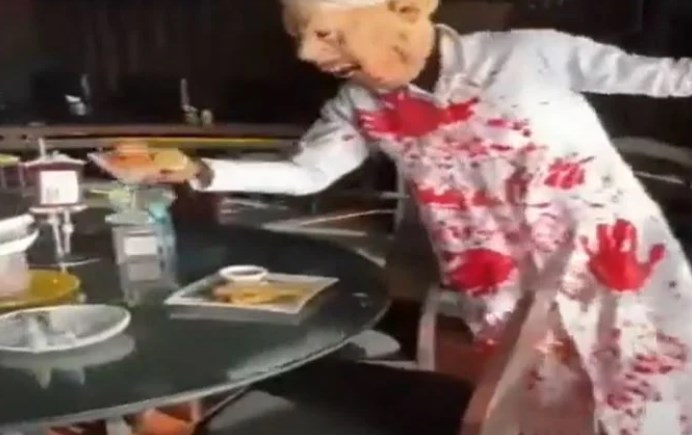مطعم على طريقة الزومبي في جدة السعودية
