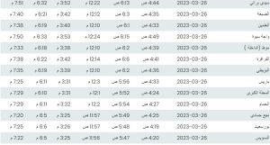 موعد أذان الفجر