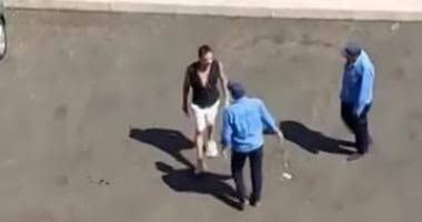 الاعتداء على فرد أمن بسلاح أبيض في التجمع