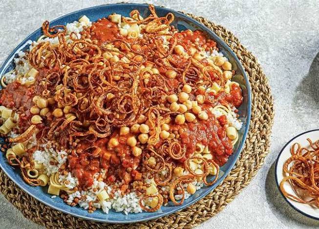 طريقة عمل الكشري المصري